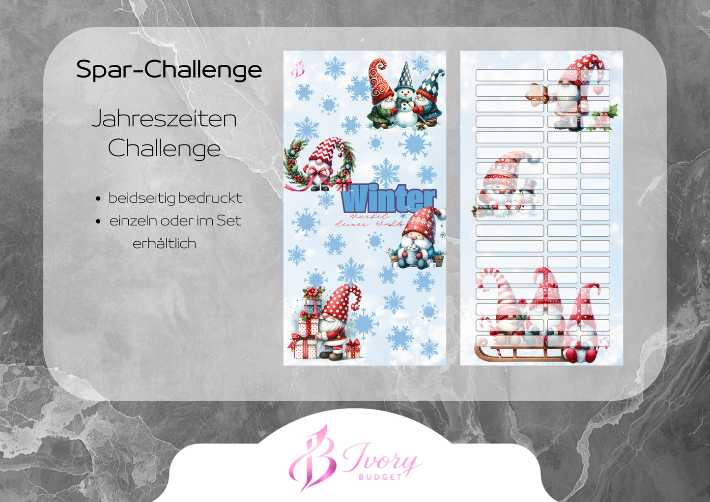 Jahreszeiten Challenge Gnome