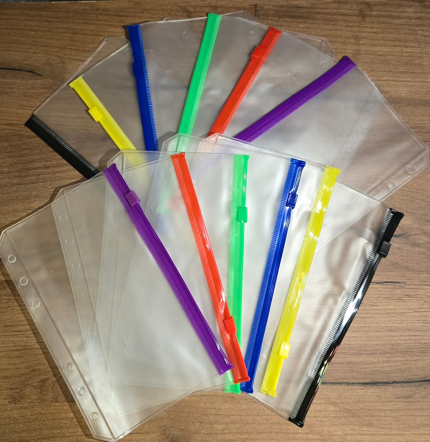 A6 Zipperhüllen farbig