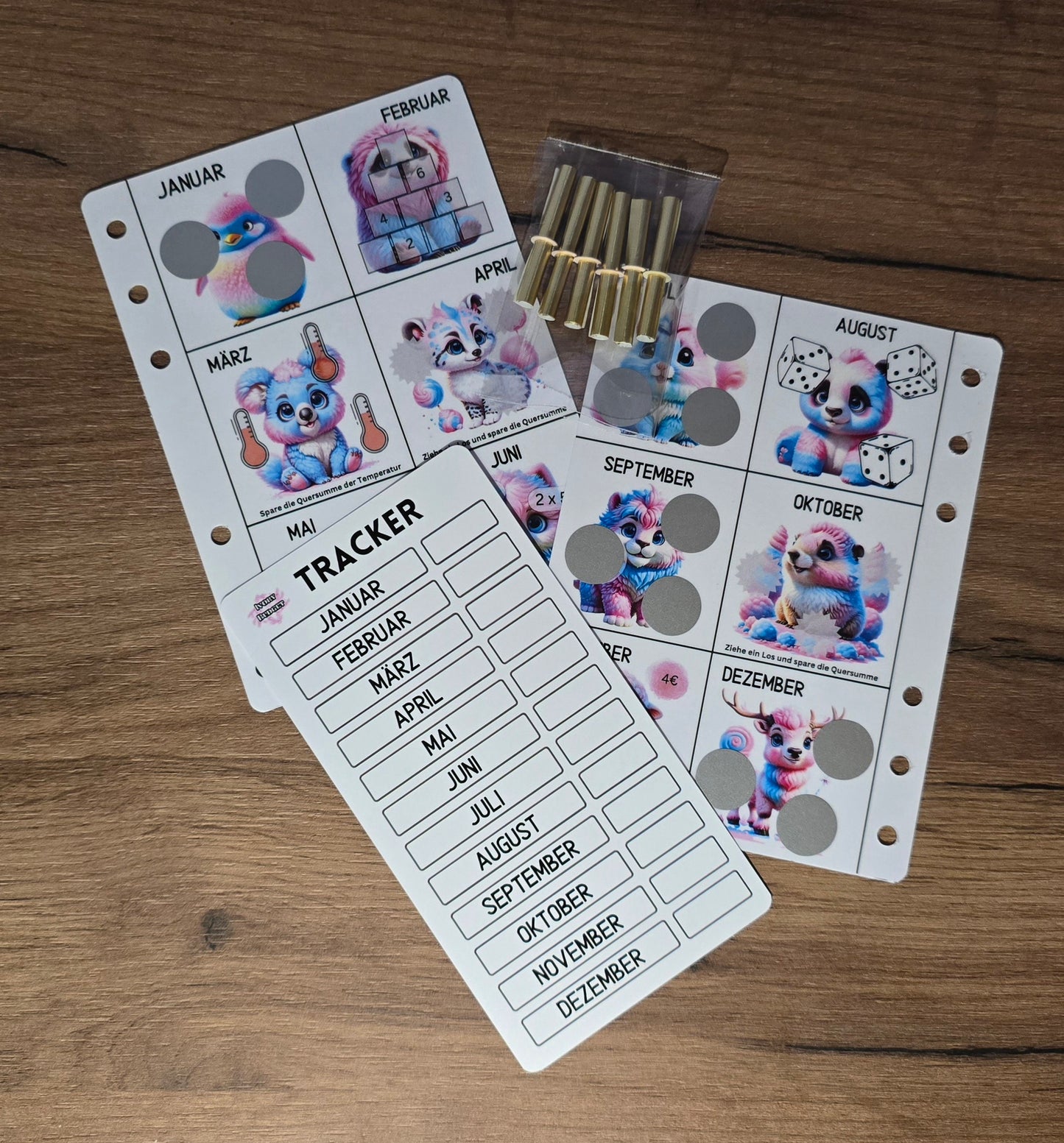 Mini Jahreschallenge Tiere