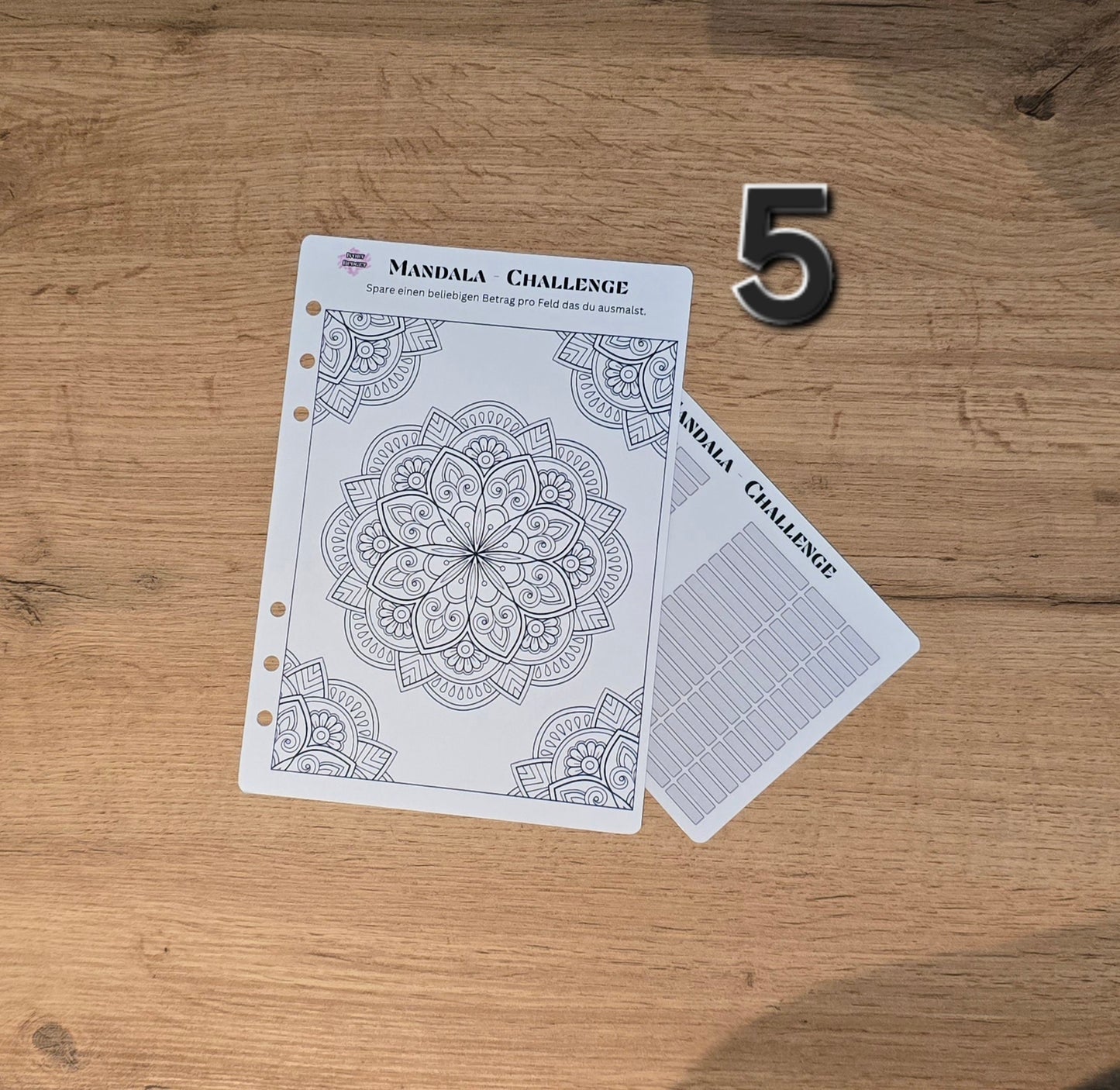 Mandala Challenge A5