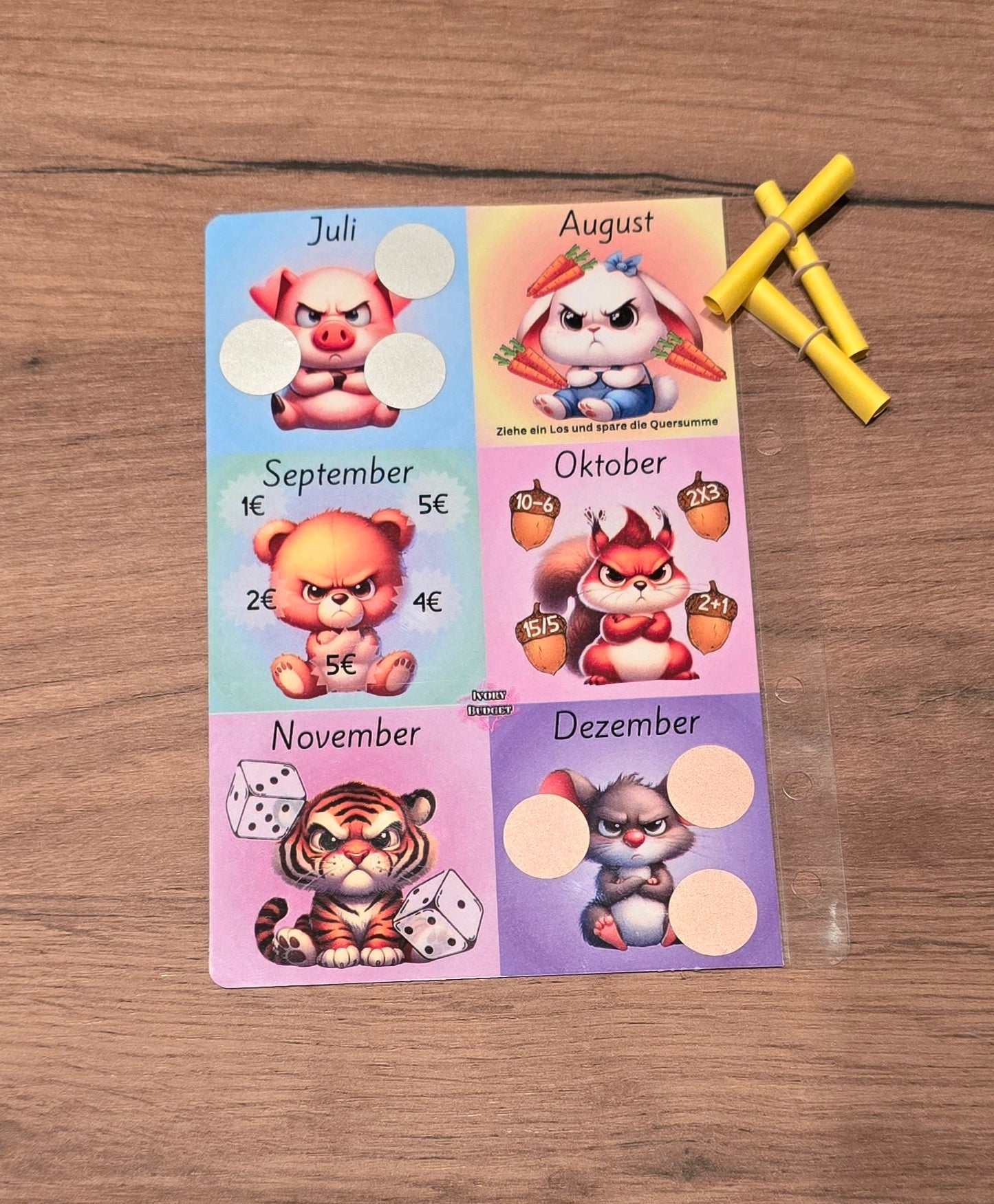 Mini Jahreschallenge Grumpy Animals