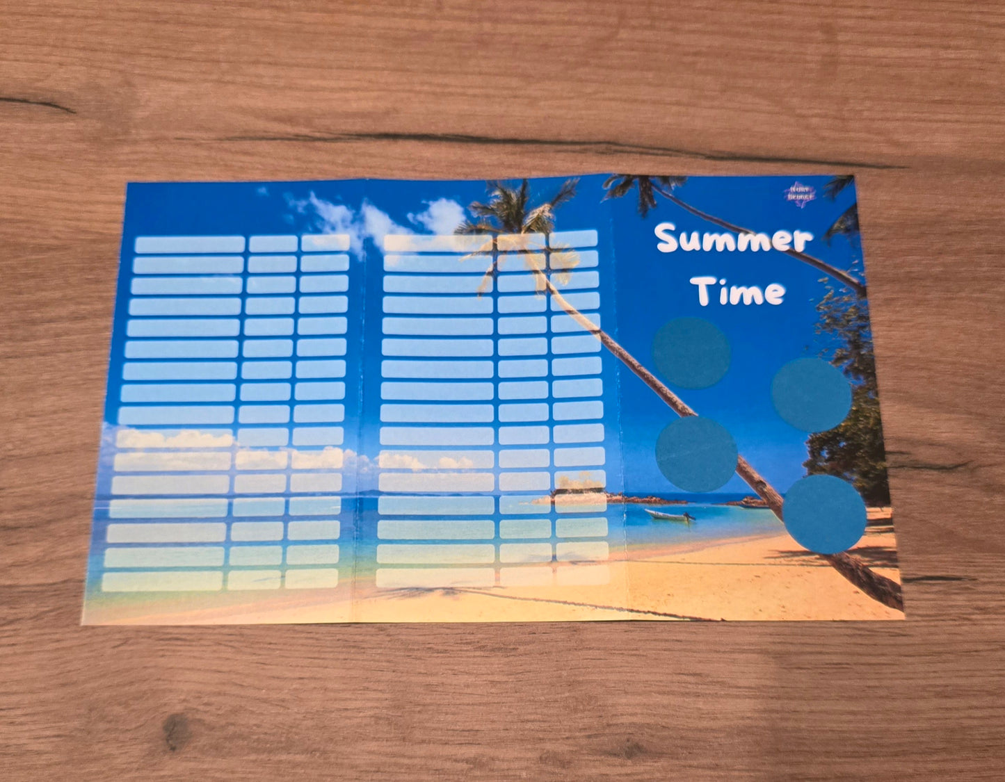 Klappkarte Summer Time