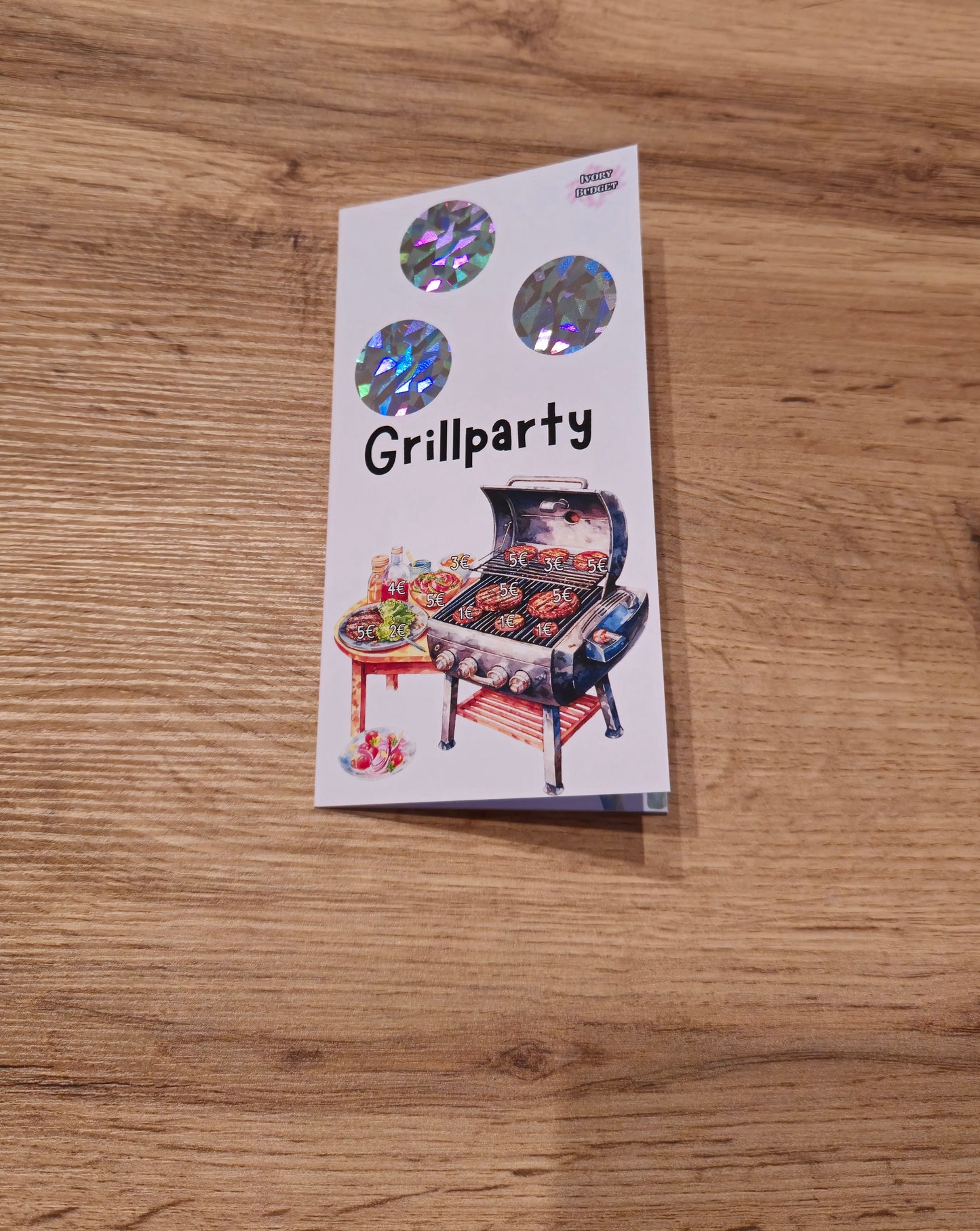 Klappkarte Grillparty