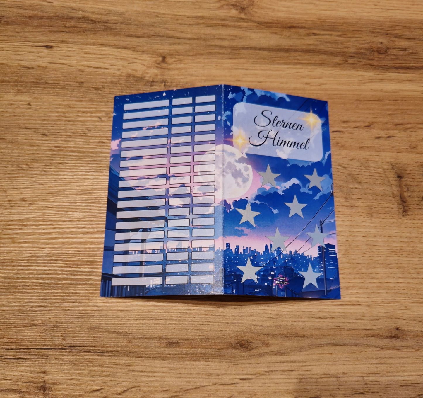 Klappkarte Sternen Himmel