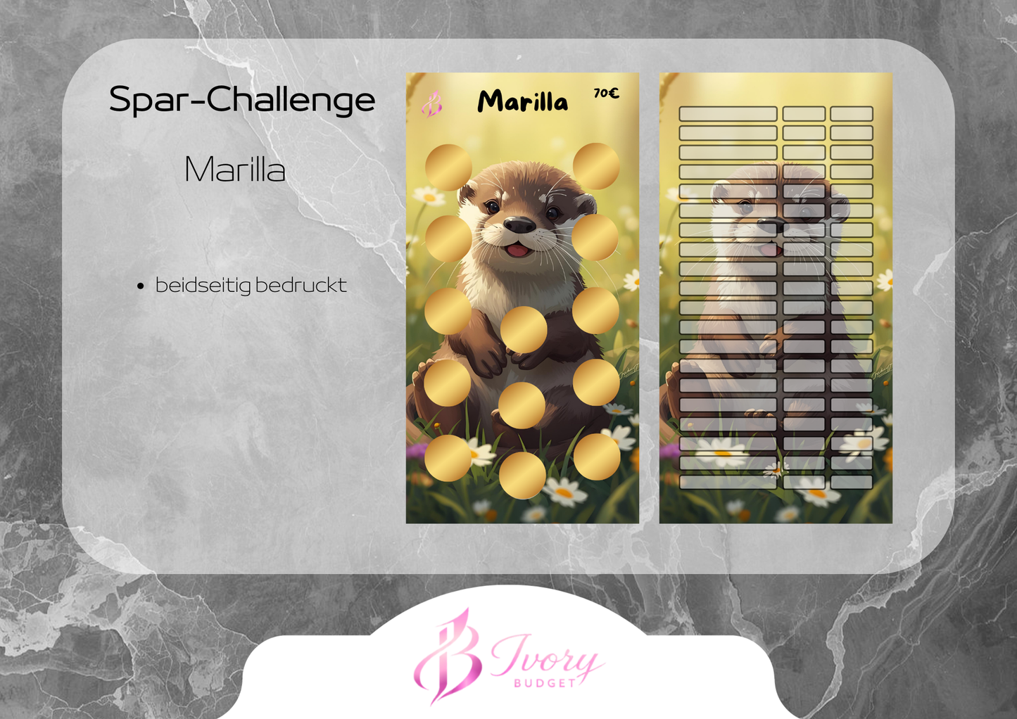 Einzelchallenge Marilla