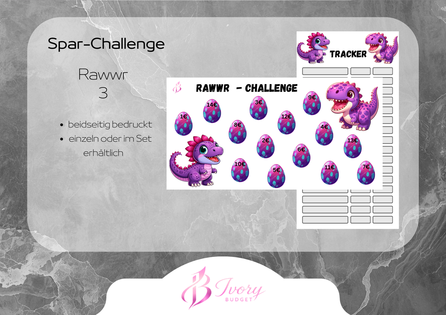 Einzelchallenge Rawwr Challenge
