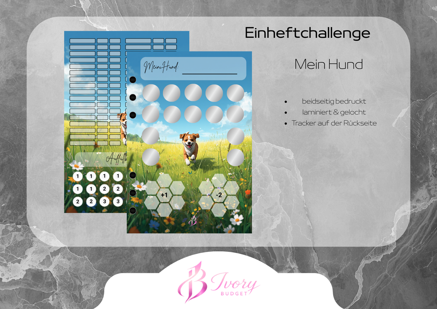 Einheftchallenge Mein Hund