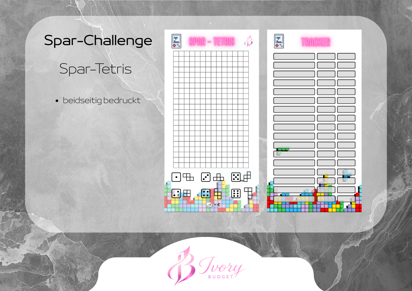 Einzelchallenge Spar-Tetris