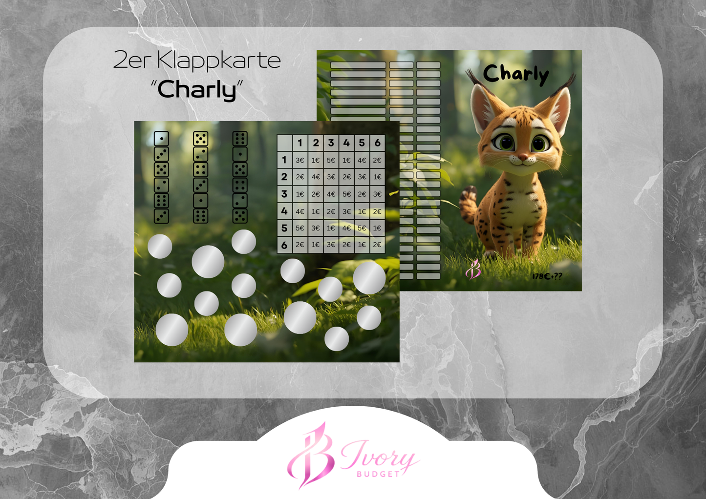 Klappkarte Charly