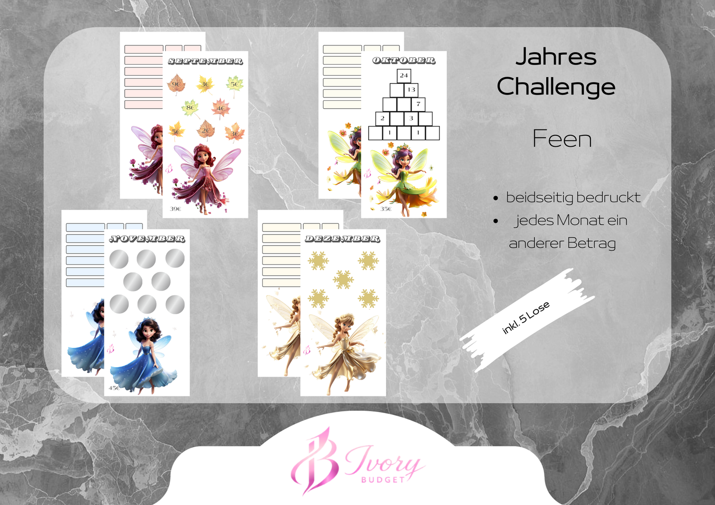 Jahreschallenge Feen