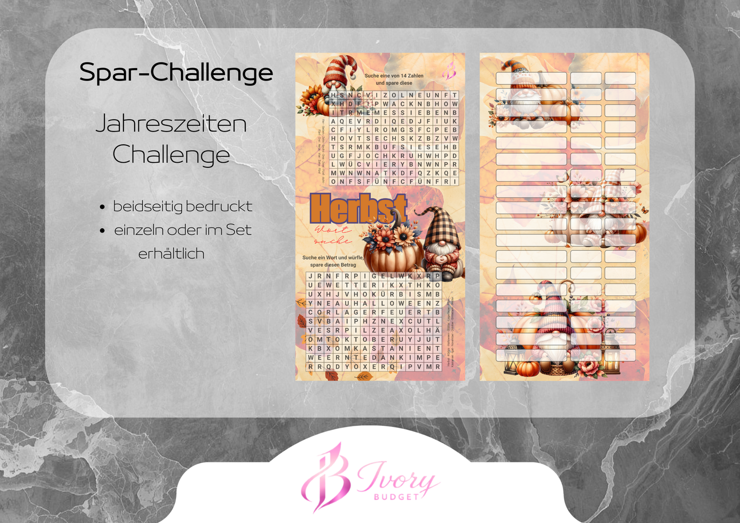 Jahreszeiten Challenge Gnome