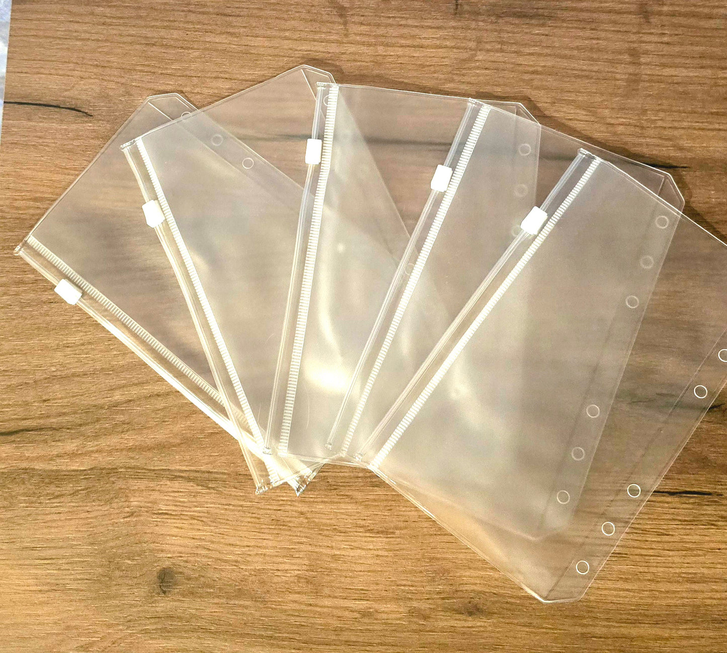 A6 Zipperhüllen transparent