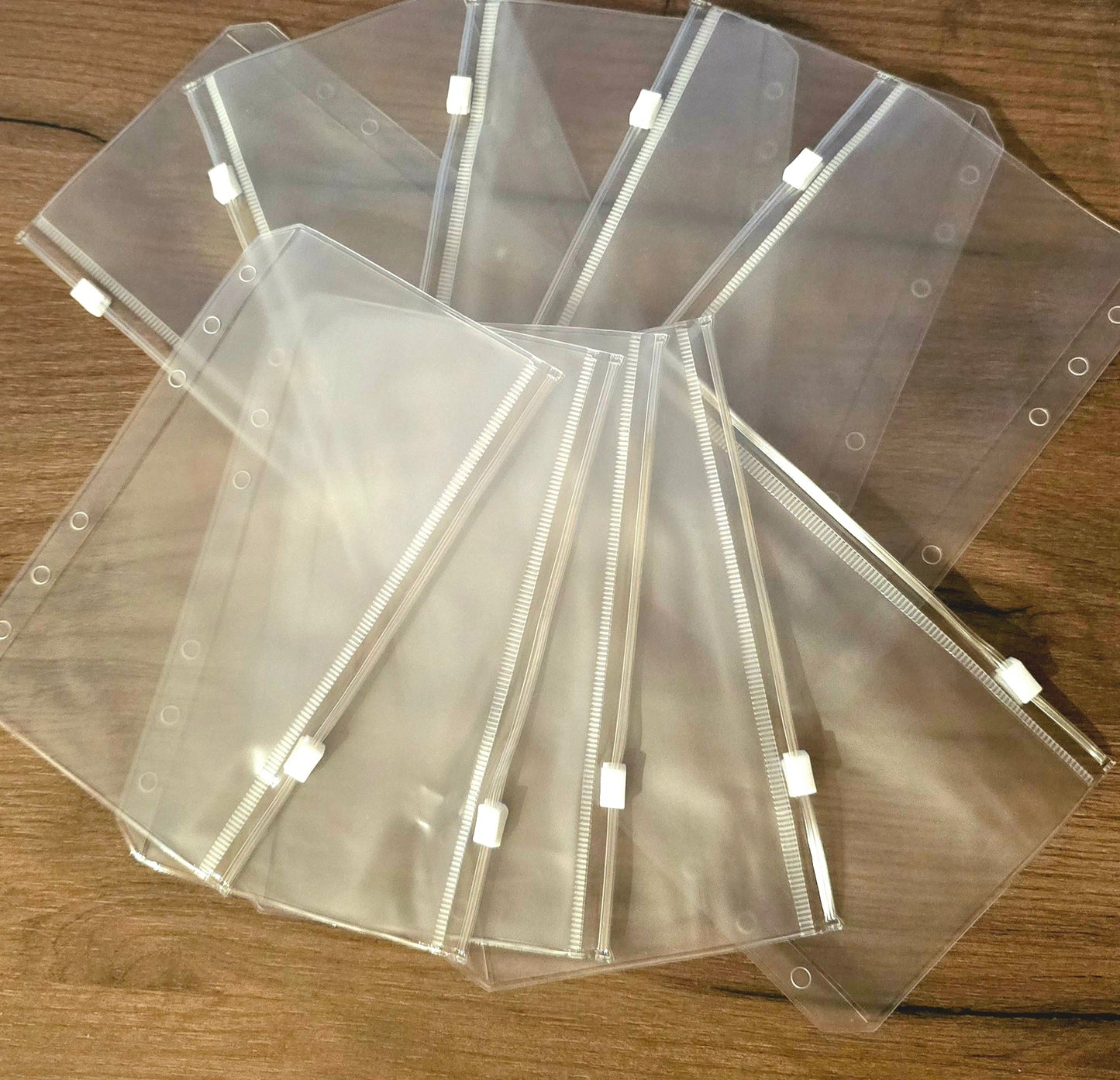 A6 Zipperhüllen transparent