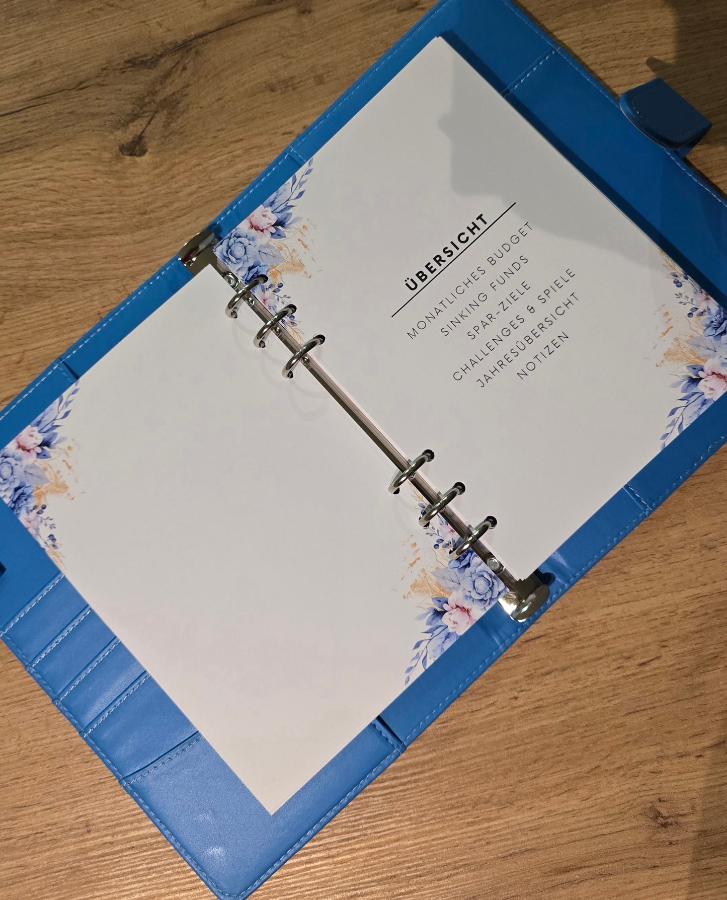 Budget Planer Blau