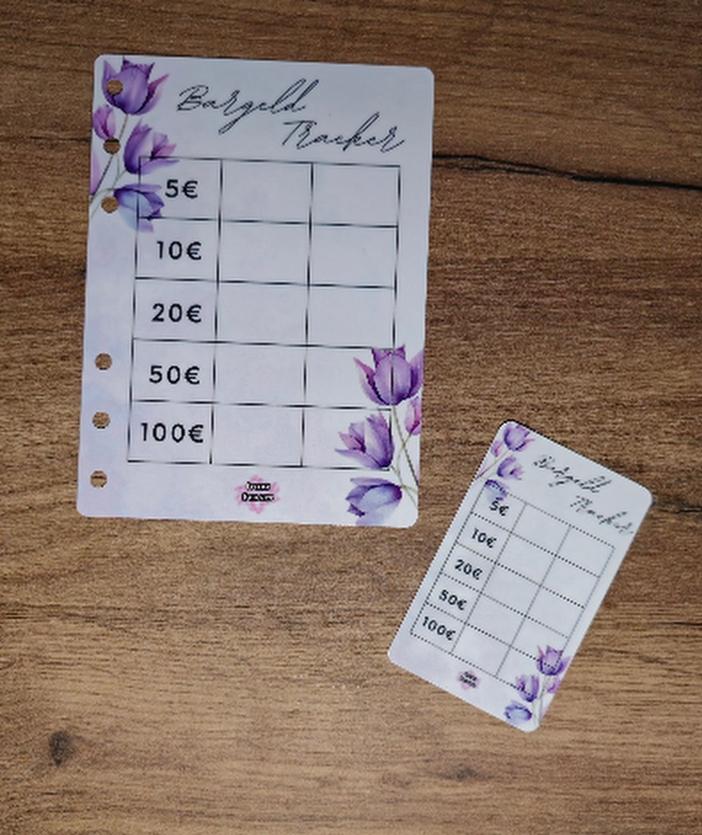 Bargeld Tracker lila