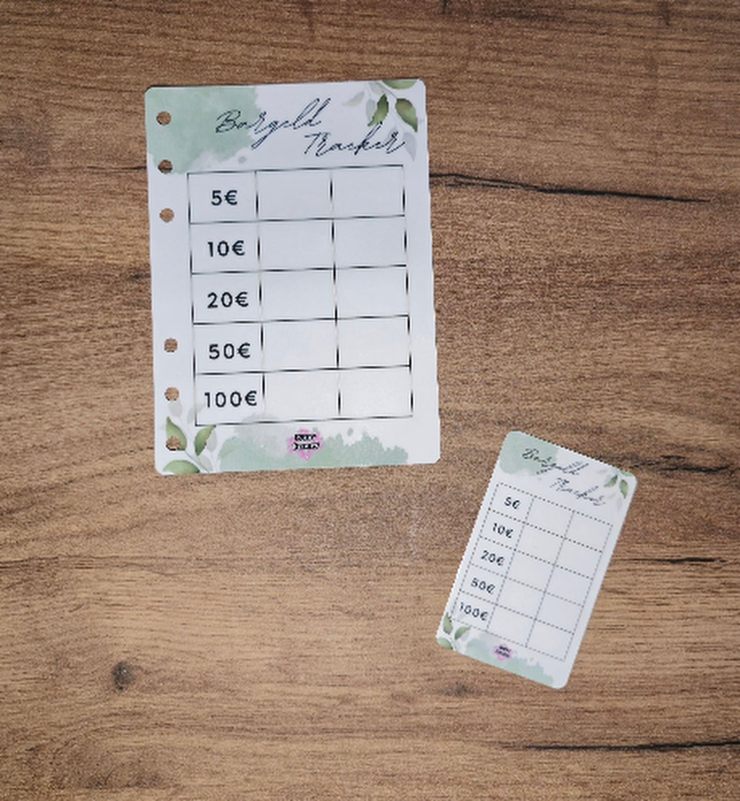 Bargeld Tracker grün