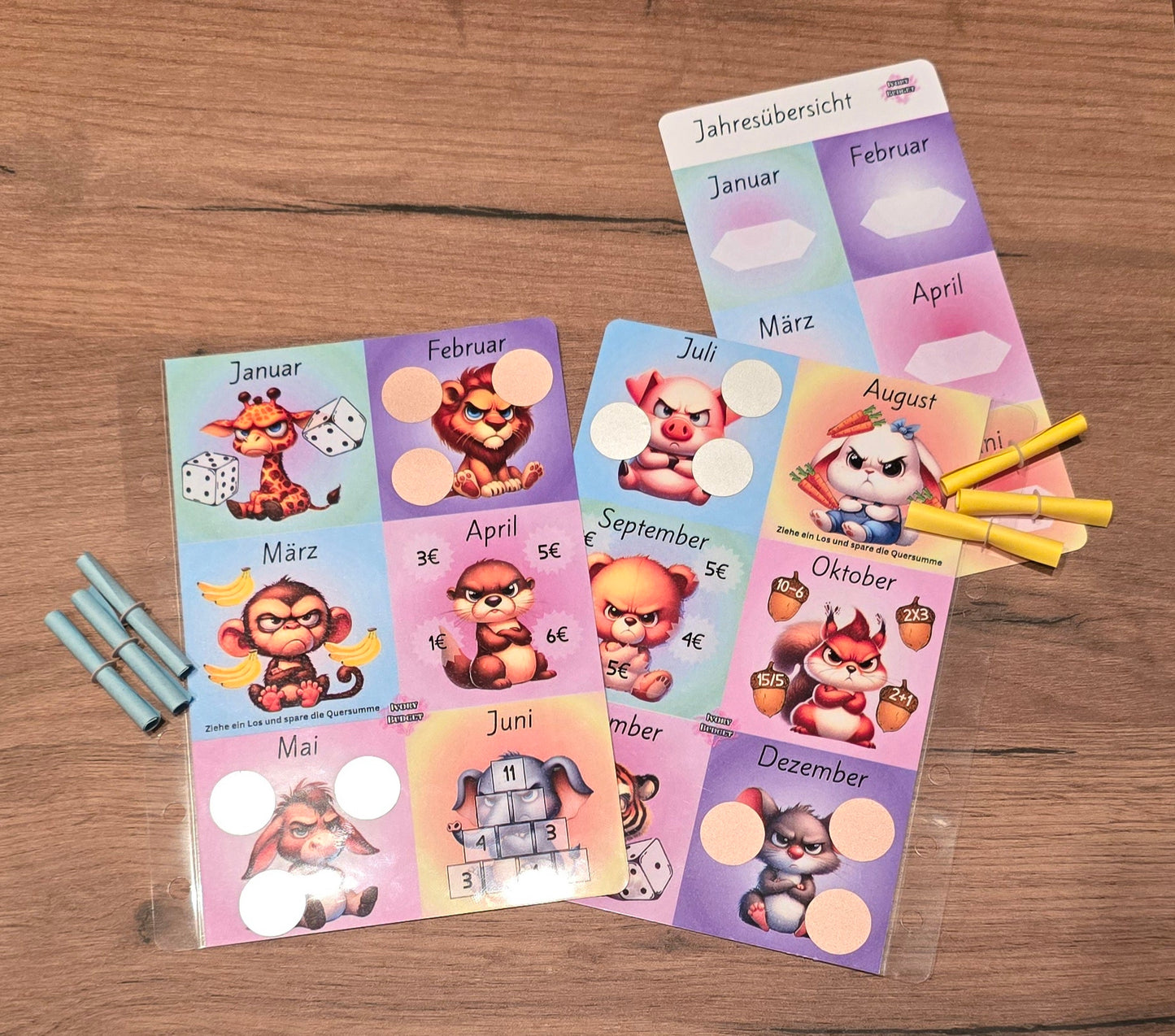 Mini Jahreschallenge Grumpy Animals