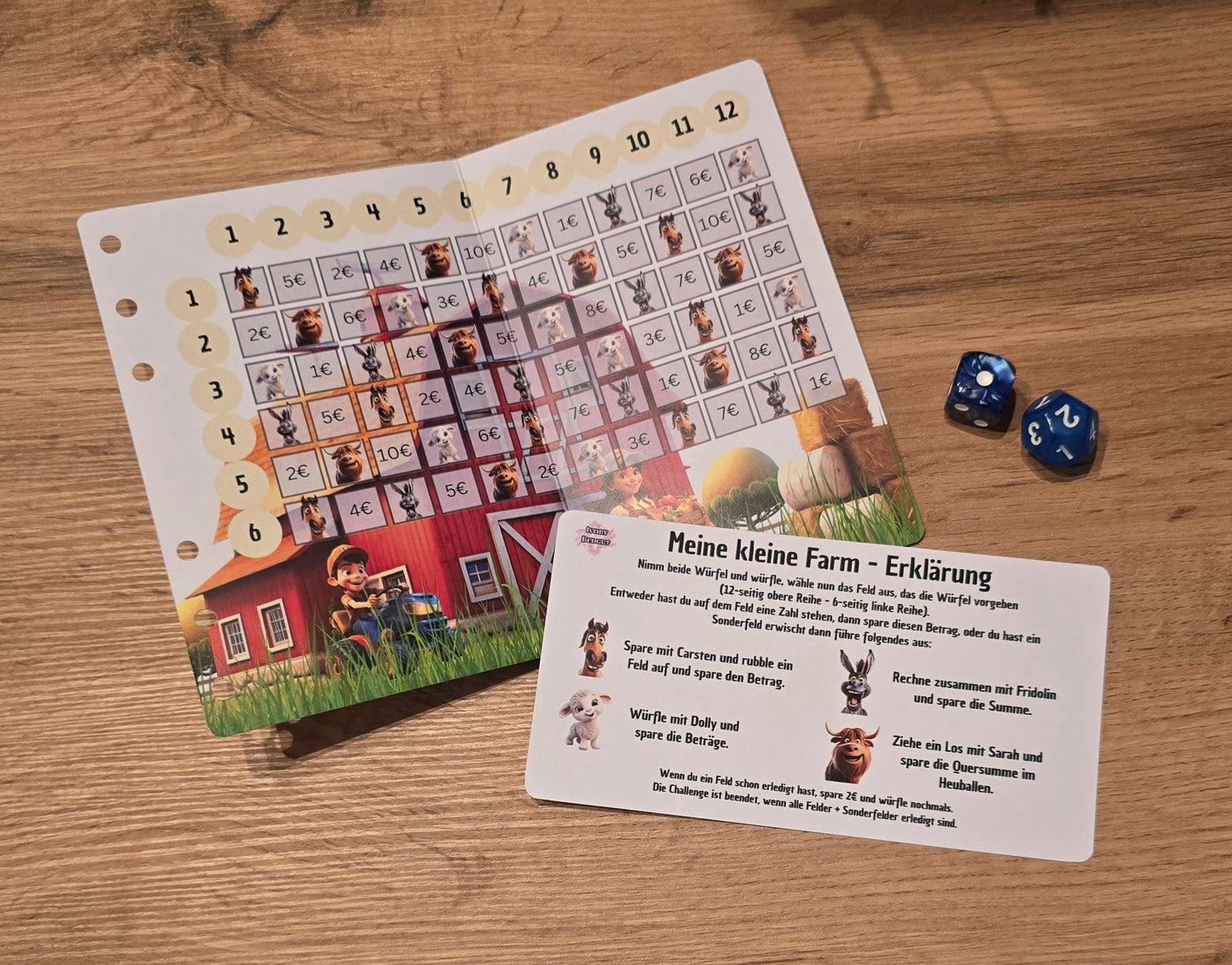 Klappkarte Meine kleine Farm