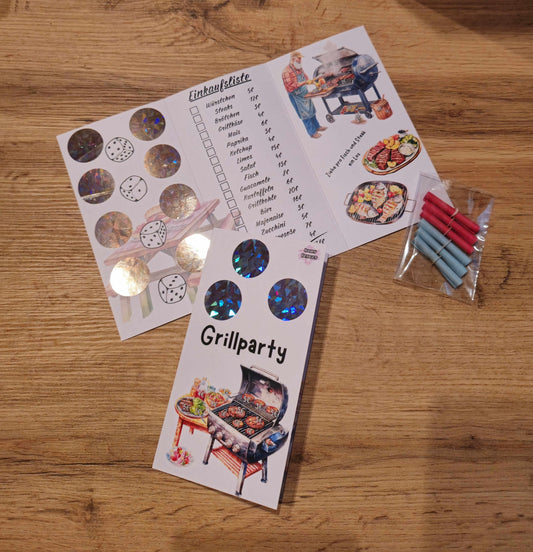 Klappkarte Grillparty