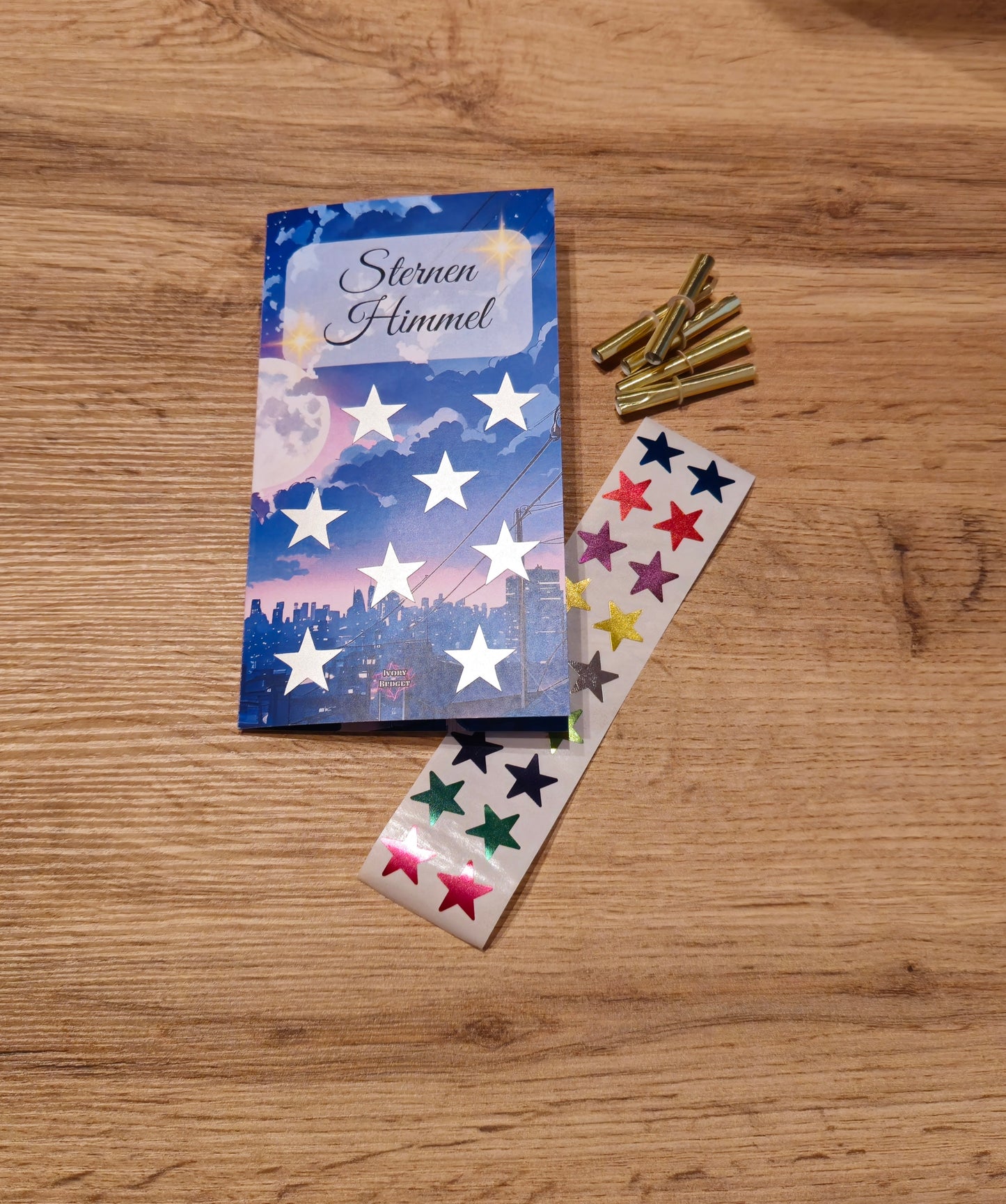 Klappkarte Sternen Himmel