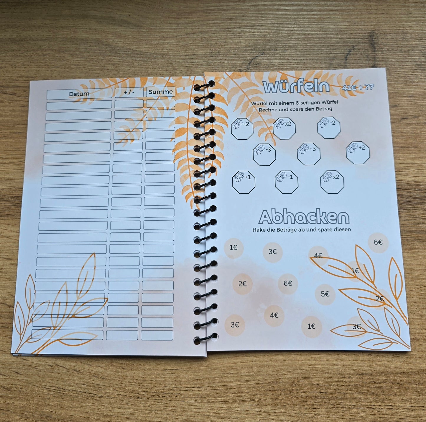 Mein Sparbuch div. Farben