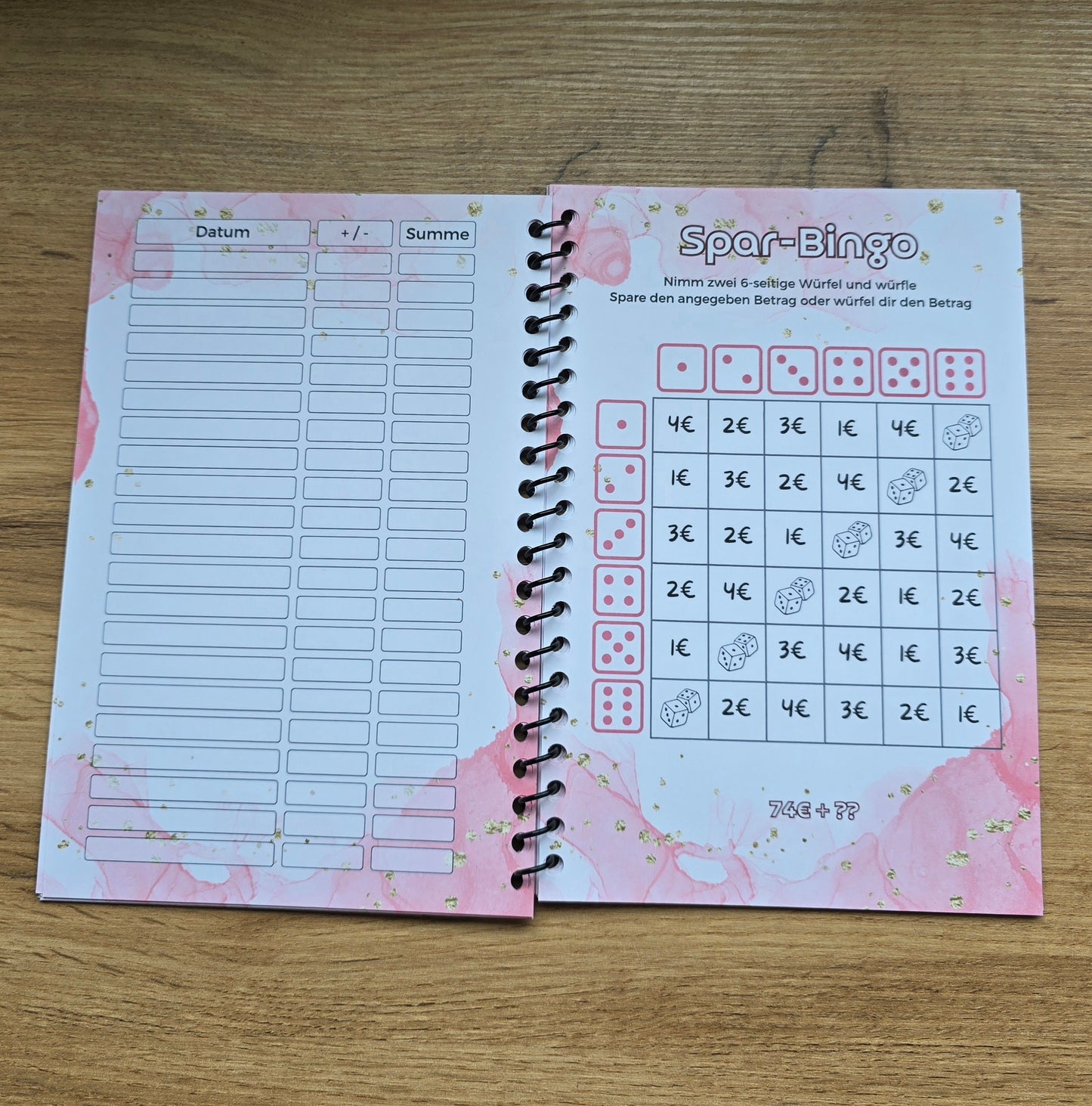 Mein Sparbuch div. Farben