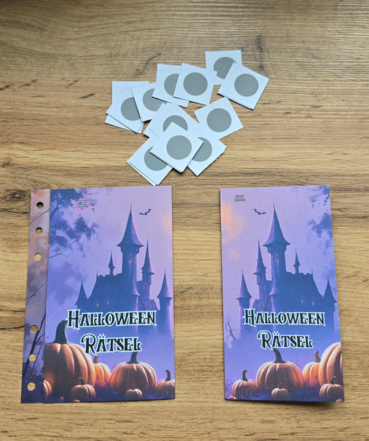 Klappkarte Halloween-Rätsel