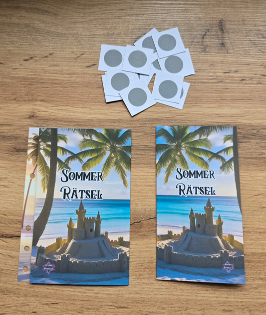 Klappkarte Sommer-Rätsel