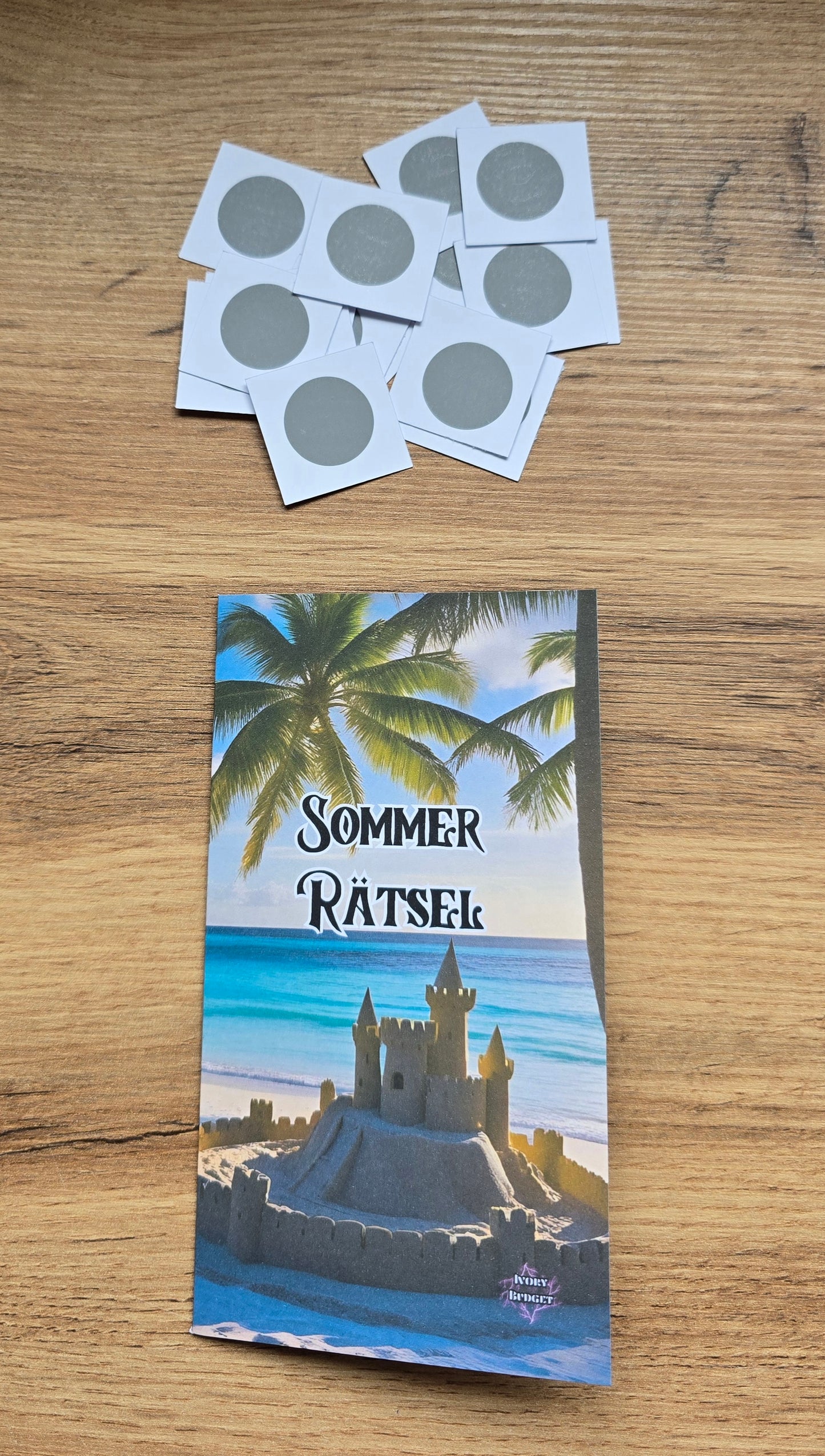 Klappkarte Sommer-Rätsel