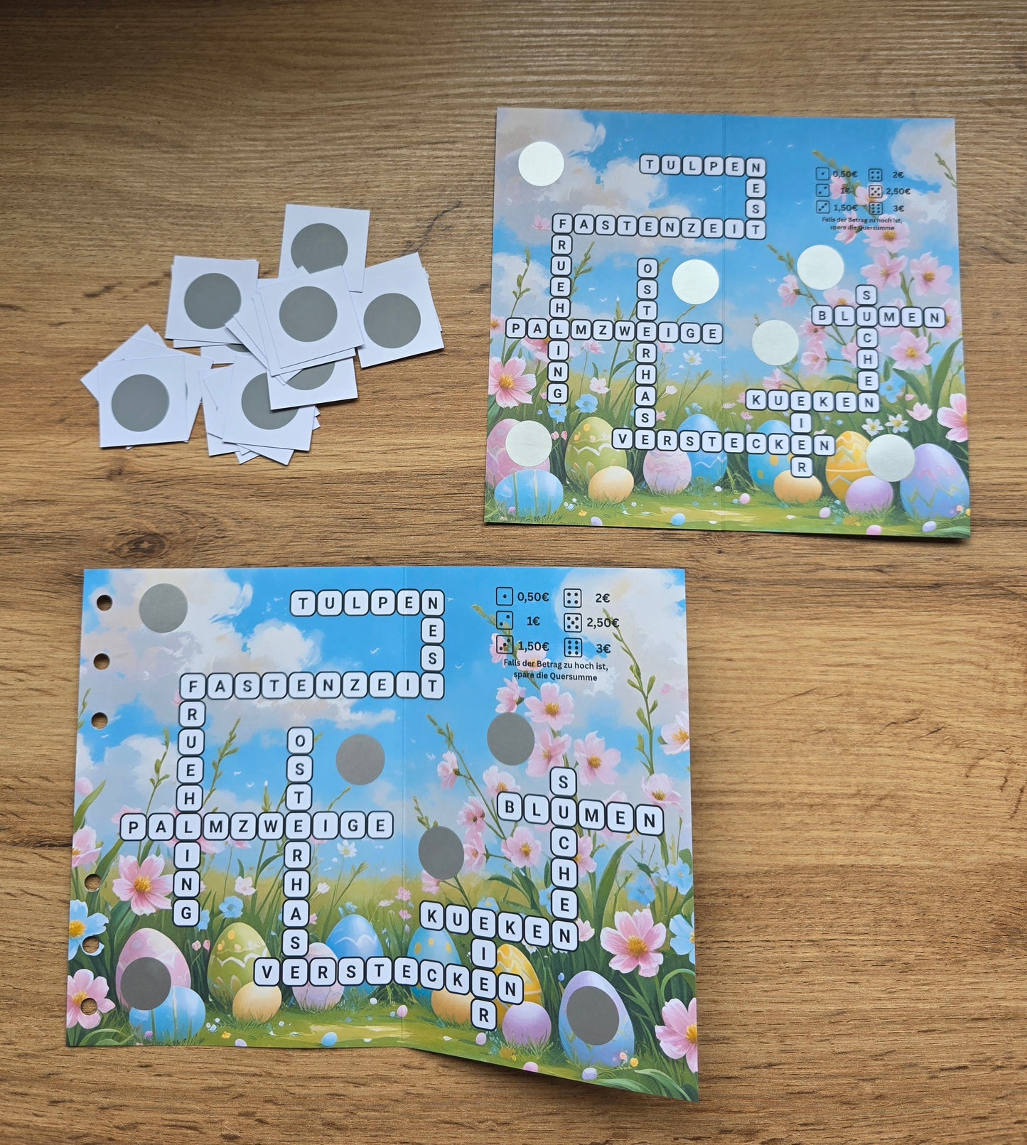 Klappkarte Ostern-Rätsel
