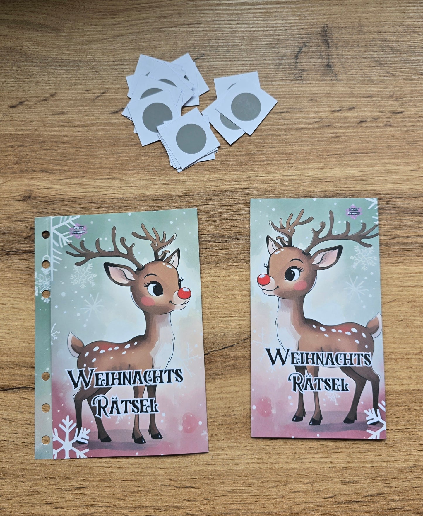 Klappkarte Weihnachts-Rätsel