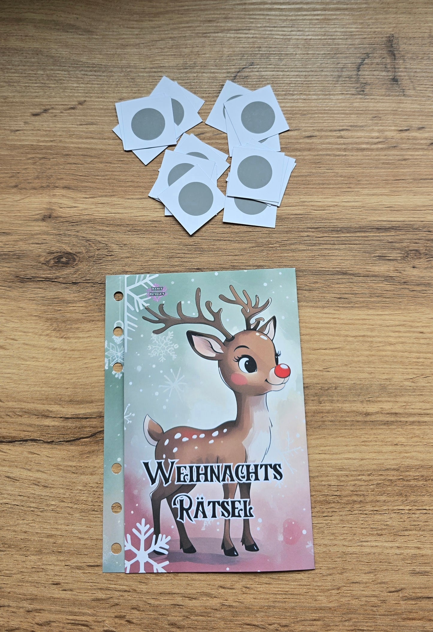 Klappkarte Weihnachts-Rätsel