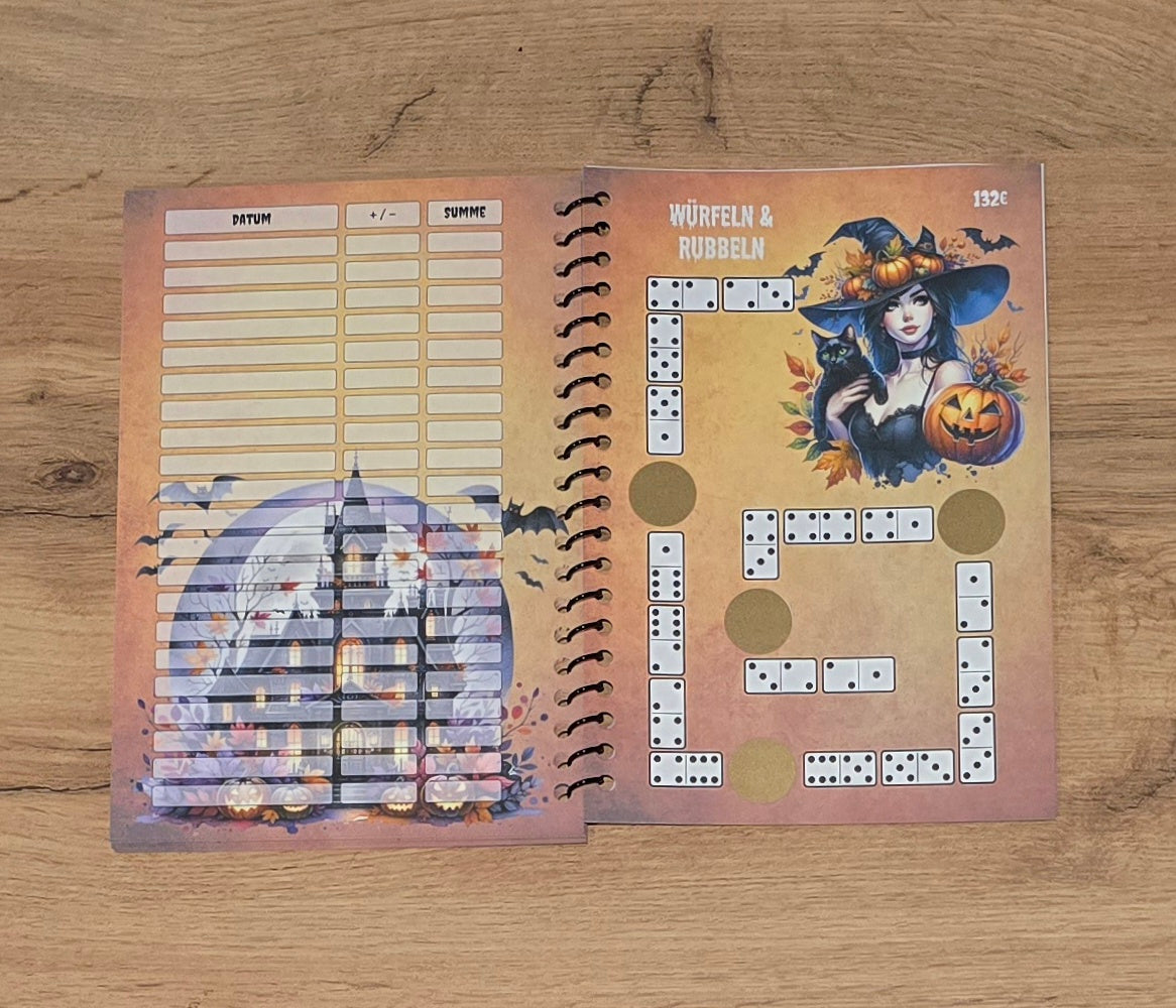 Halloween-Sparbuch