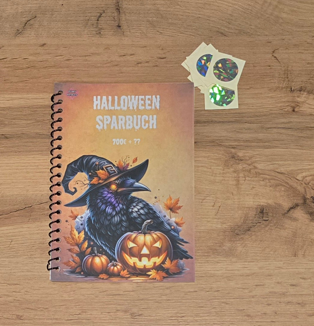 Halloween-Sparbuch