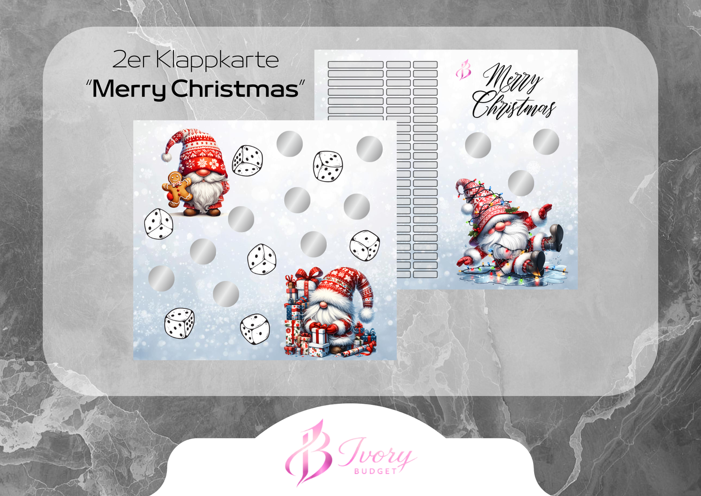 Klappkarte Merry Christmas