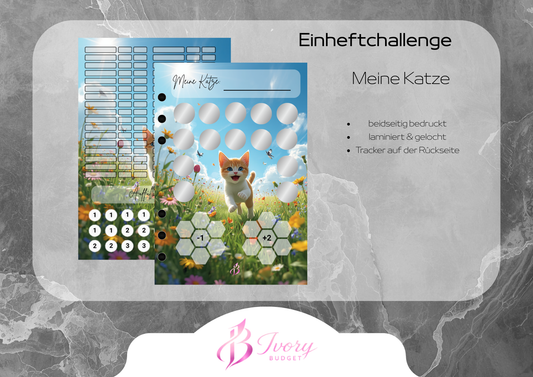 Einheftchallenge Meine Katze