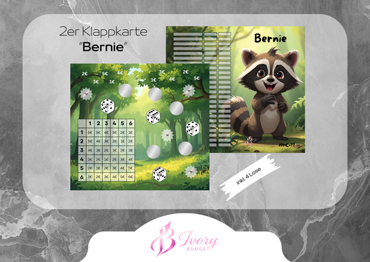 Klappkarte Bernie