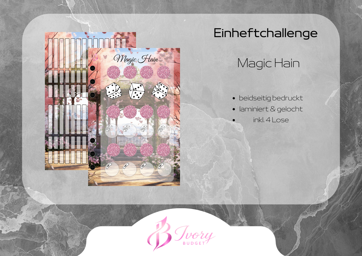 Einheftchallenge Magic Hain