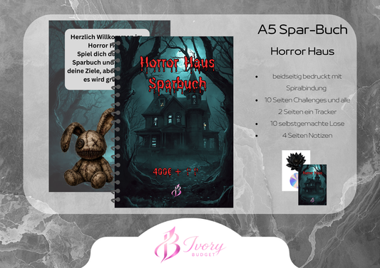A5 Horror Haus Sparbuch