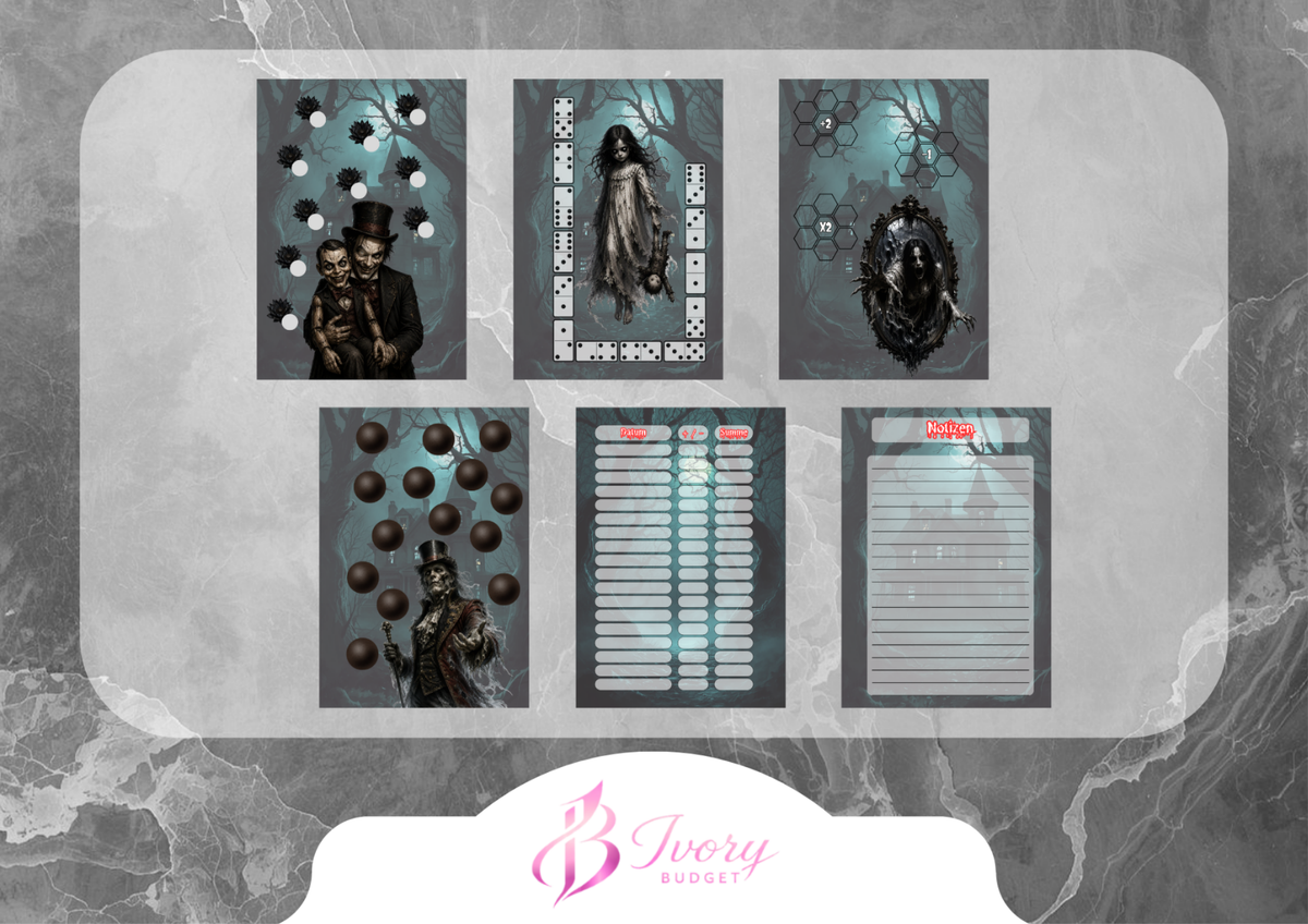 A5 Horror Haus Sparbuch