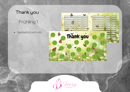 Thank you - Frühling 1
