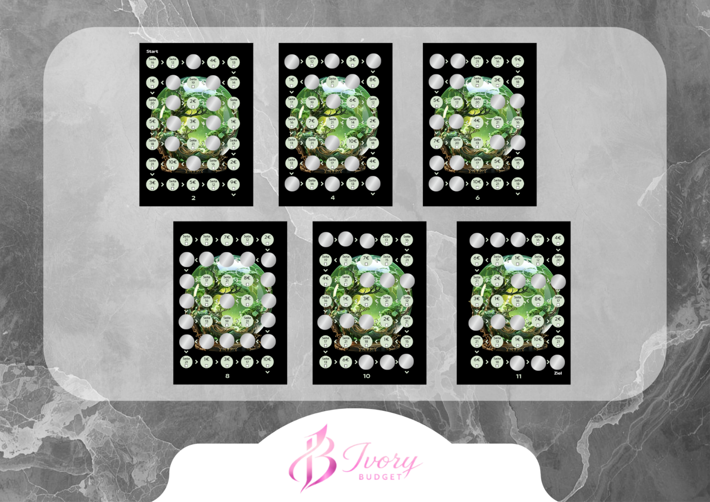 Sparbuch Sparweg div. Farben