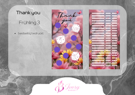 Thank you - Frühling 2