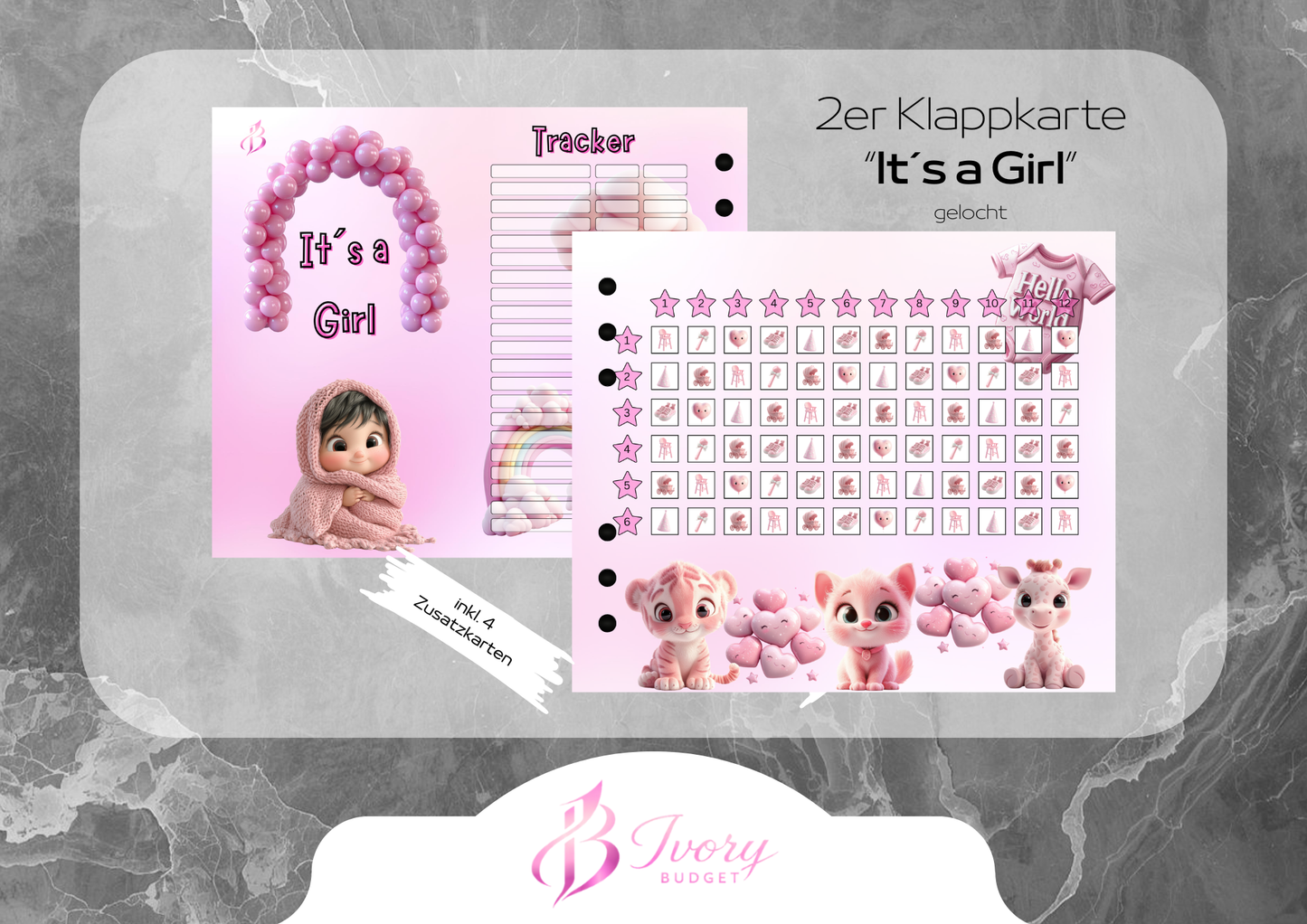 Klappkarte It´s a Girl