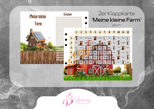 Klappkarte Meine kleine Farm
