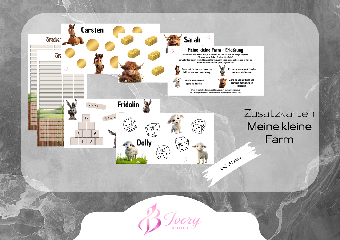 Klappkarte Meine kleine Farm