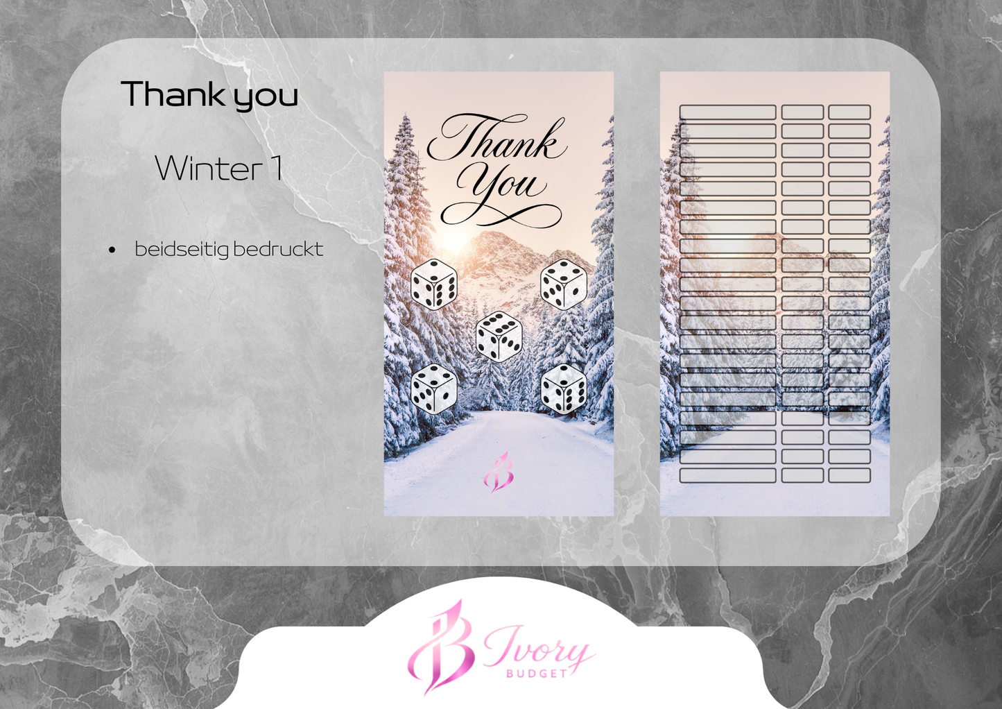 Thank you - Winter 1