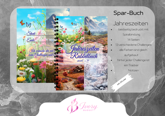 Rubbelbuch Jahreszeiten