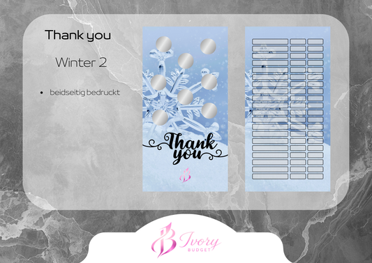 Thank you - Winter 2