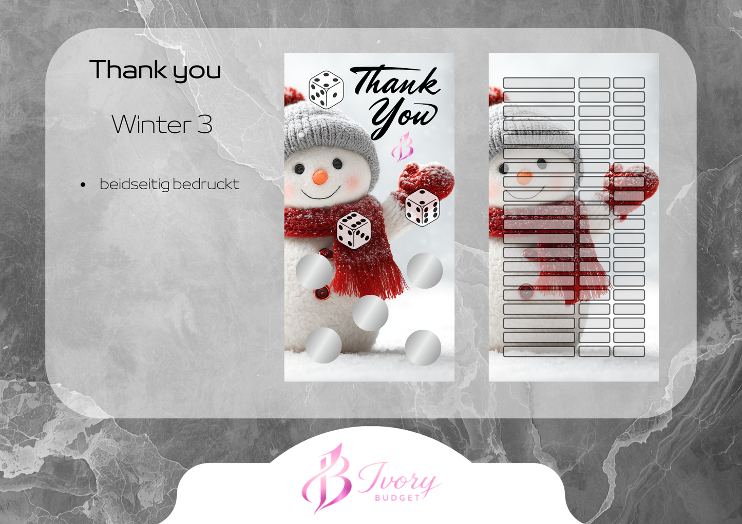 Thank you - Winter 3